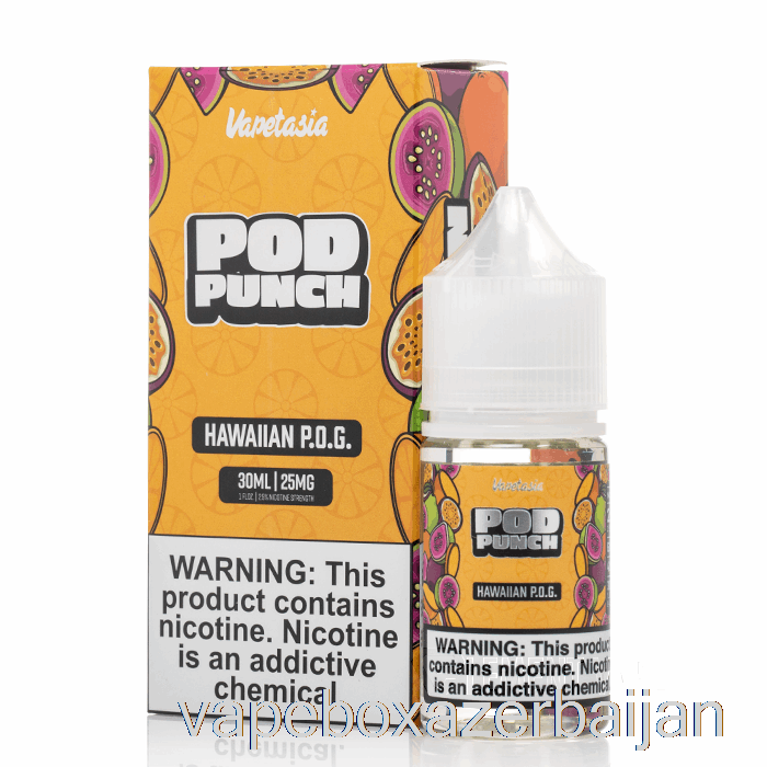 Vape Baku Hawaiian P.O.G. - Vapetasia POD PUNCH Salts - 30mL 50mg